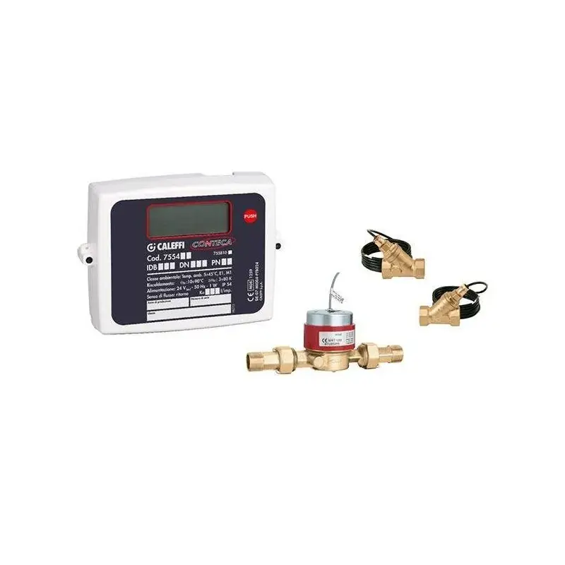 Contador de calor directo para sistemas de zona CONTECA® Caleffi 7504 Pagamento Sicuro