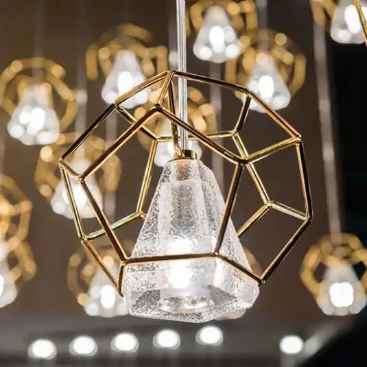 Promo Stagionale Lampada a sospensione Incanto, oro 24 ct, 1 luce