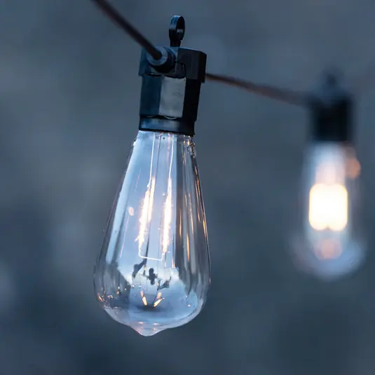Giardino 24 ghirlanda luminosa LED Pear a 10 luci ST64 Di Tendenza