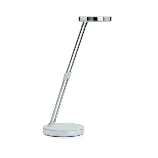 Occasione Imperdibile Lampada da tavolo LED MAULpuck, braccio telescopico, bianco