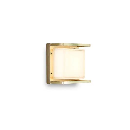Direttamente Dal Produttore Applique LED esterni Ice Cubic 3405, ottone natur