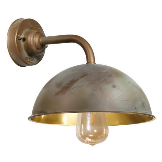 Nuovo Arrivo Applique Circle ottone anticato/lucido sporg. 31cm