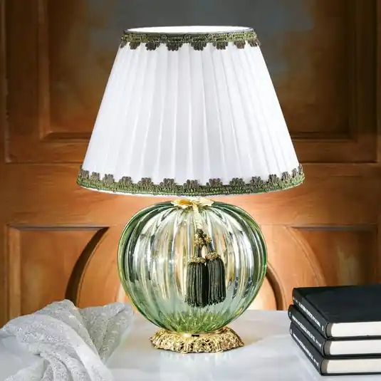 Lampada da tavolo Maureen in vetro di Murano Occasione