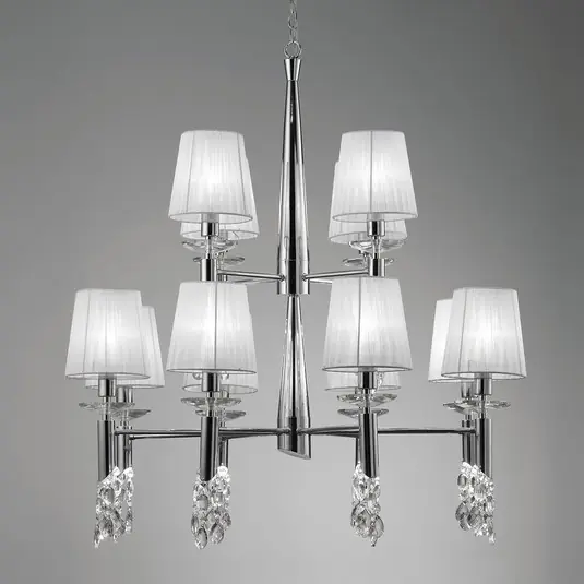 Spedizione Espresso Lampadario Lilja 12 luci