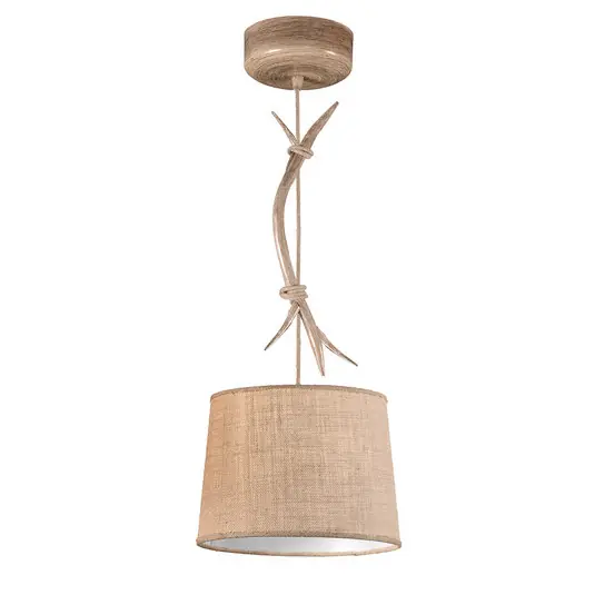 Lampada a sospensione Sabina 1 luce tessuto, 30 cm Promozione Esclusiva