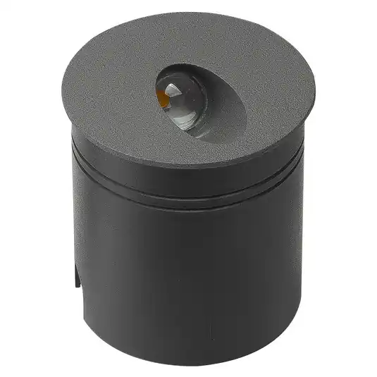 Esclusivo Luci LED da incasso Aspen IP65, rotonde, grigio scuro