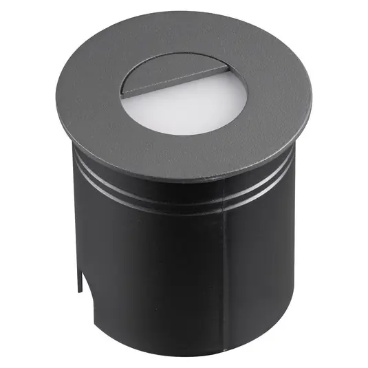Must-Have Luci LED da incasso Aspen con diffusore, rotondo, grigio