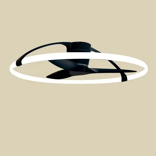 Prezzo Basso Ventilatore da soffitto LED Smart Nepal, nero, CC, silenzioso