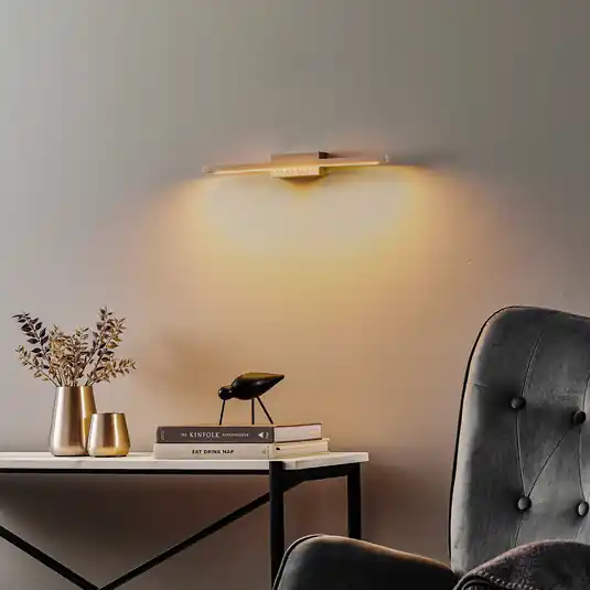 Quitani Applique a LED Tolu, nichel, 45 cm Must-Have