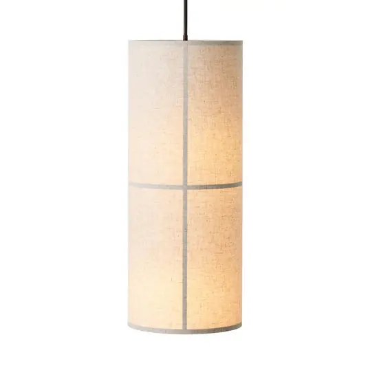Soddisfatti O Rimborsati Lampada a sospensione Audo Hashira in lino, Ø30 cm, naturale