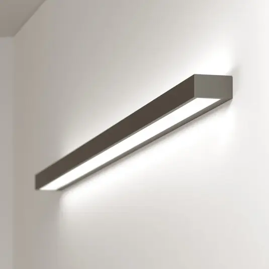 Applique a LED Mera, larghezza 120 cm, nero, 4000K Quantità Limitata