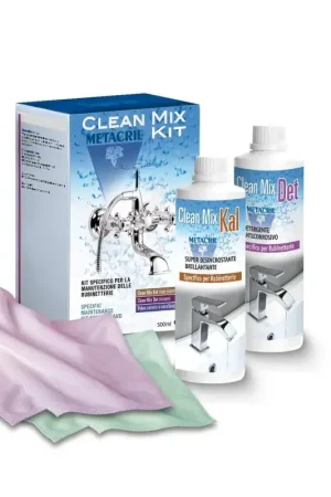 Clean Mix Kit para el mantenimiento de grifería Metacril Tecno Line 118 00501 Popolare