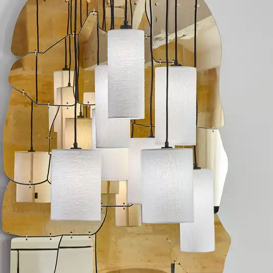 Offerta Limitata MARKET SET Lampada a sospensione Cosiness a 8 luci, rotonda