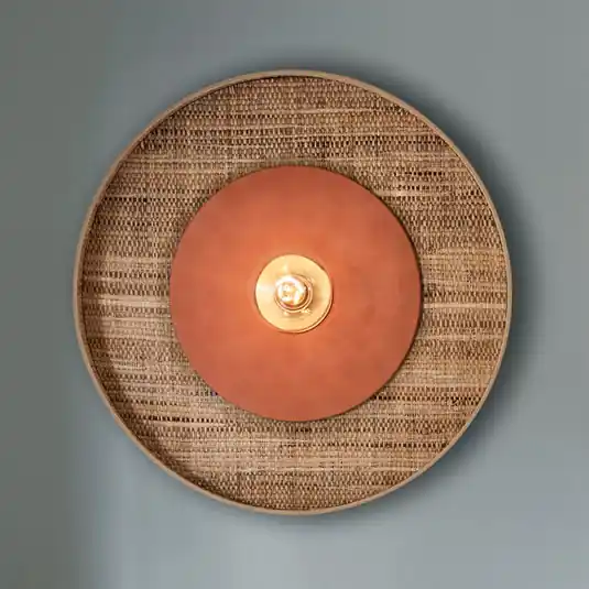 Offerta MARKET SET Portinatx applique terracotta, Ø50cm