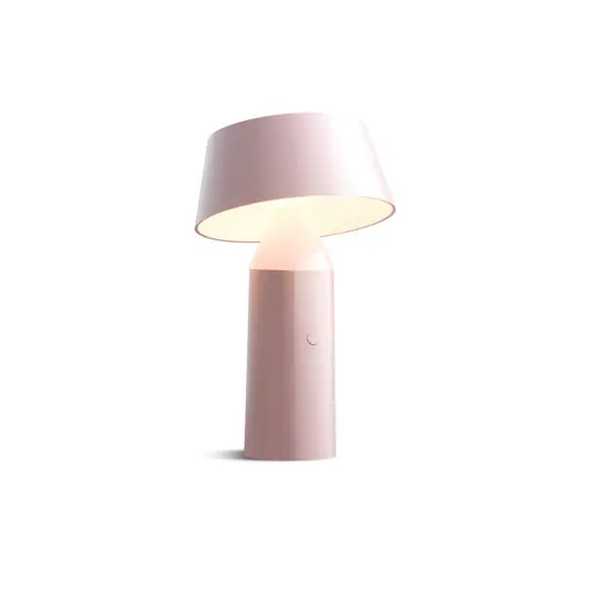 MARSET Bicoca Lampada da tavolo LED ricaricabile rosa pallido Non Perdere