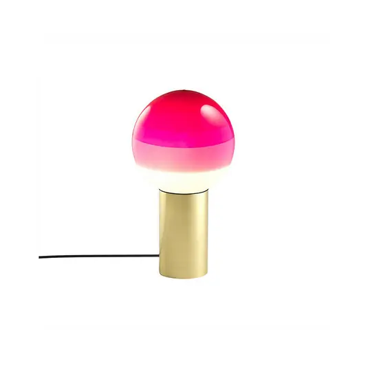 Lampada da tavolo MARSET Dipping Light, altezza 22 cm, rosa/ottone Nuovo Arrivo