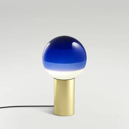 Spedito Oggi MARSET Dipping Light S da tavolo blu/ottone