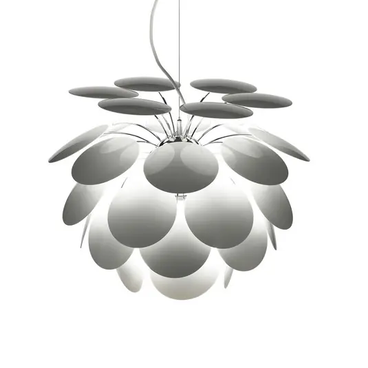 Popolare MARSET Lampada a sospensione Discocó Ø 68 cm bianco