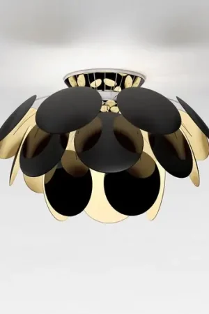 A Buon Prezzo MARSET Discocó plafoniera Ø 68 cm nero/oro