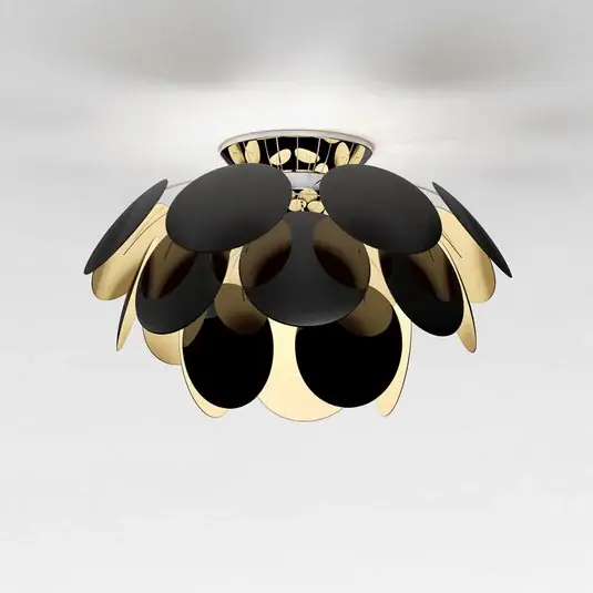 A Buon Prezzo MARSET Discocó plafoniera Ø 68 cm nero/oro