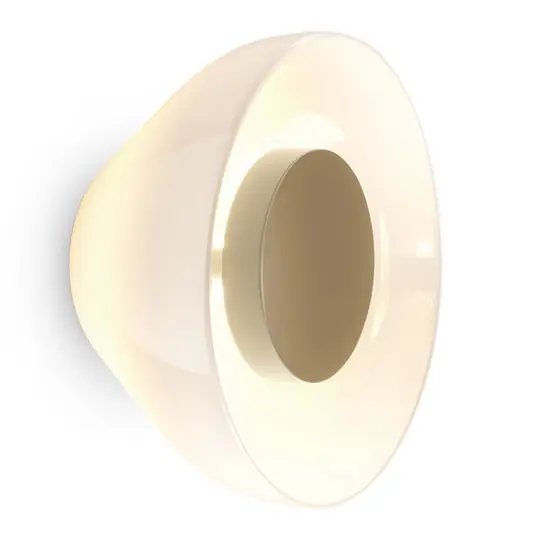 MARSET Aura Applique a LED, Ø 18 cm, opalino Spedito Oggi