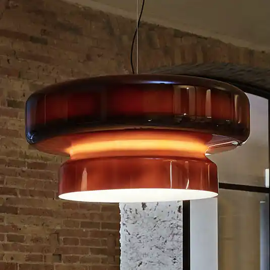 MARSET Bohemia lampada LED a sospensione, Triac, ambra A Buon Prezzo