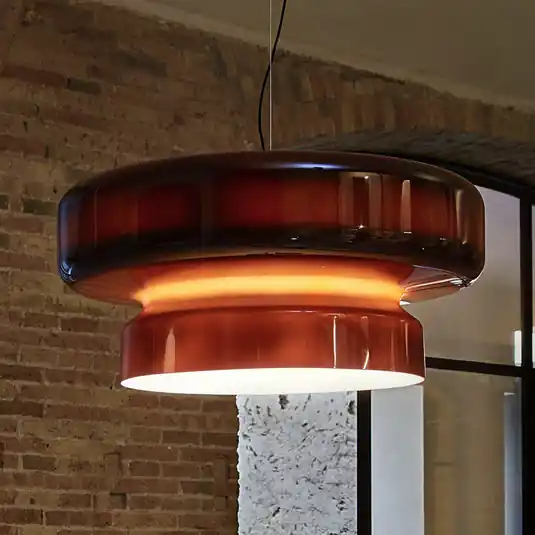 MARSET Bohemia lampada a sospensione, E27, ambra Prezzo Scontato