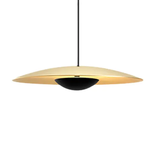 MARSET Ginger Lampada LED a sospensione, Triac Ø20cm ottone Solo Oggi