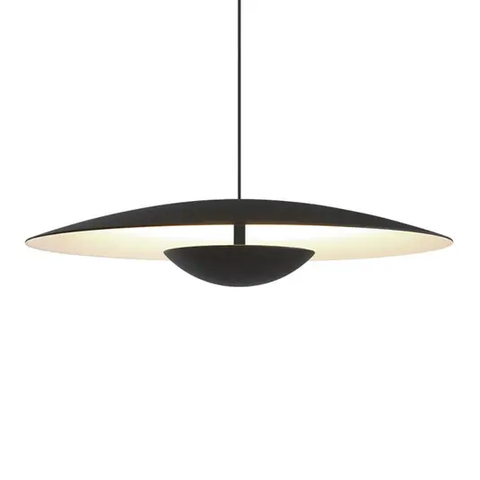 MARSET Ginger Lampada LED a sospensione, Triac Ø32cm nero/bianco Must-Have