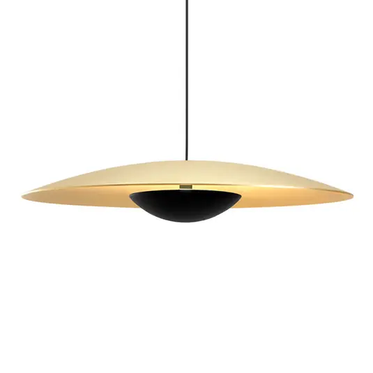 MARSET Ginger Lampada LED a sospensione, Triac Ø42cm ottone Nuovo Arrivo