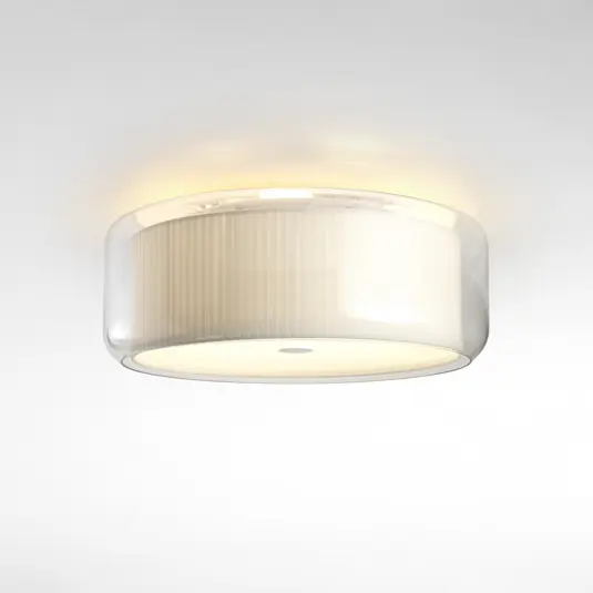 MARSET Mercer C plafoniera da soffitto in vetro e cotone Offerta