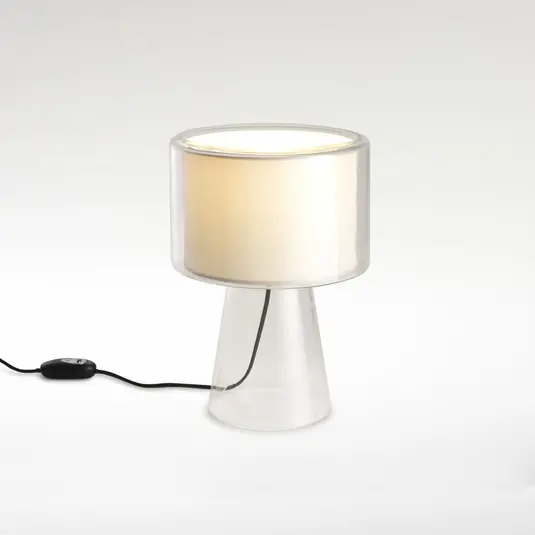 Compra Online Lampada da tavolo MARSET Mercer, poliestere, Ø 29 cm