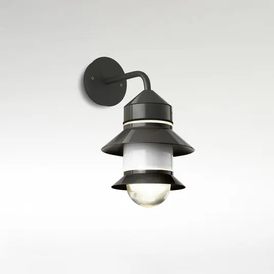 MARSET Santorini Applique da esterno, IP65, grigio Vendita Finale