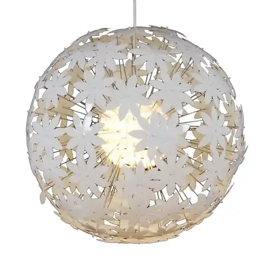 Lampada a sospensione sferica YOUNG LIVING bianco Subito Disponibile