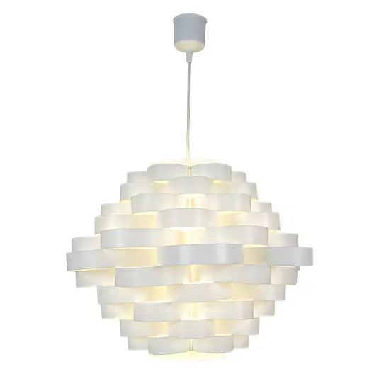 Lampada a sospensione White, paralume a dischi A Buon Prezzo