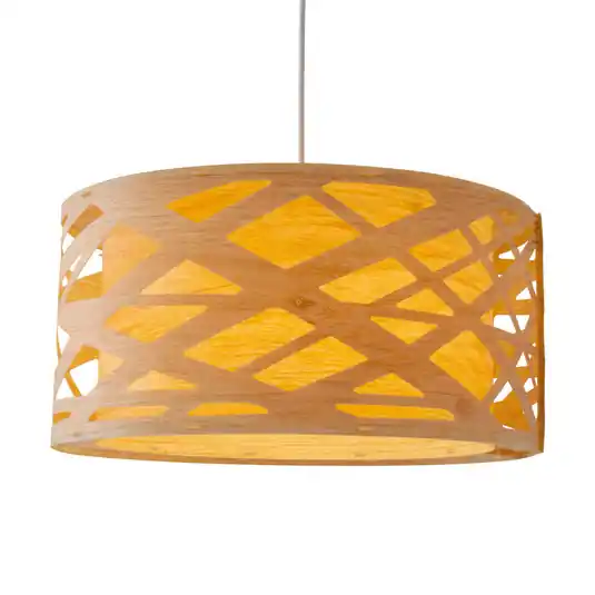 Di Tendenza Lampada a sospensione Finja paralume look bambù