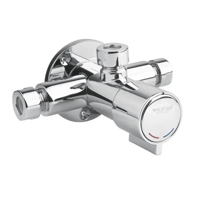 Esclusivo Mezclador de ducha temporizado con fuente de alimentación externa Idral Minimal 08133 - 08133-30