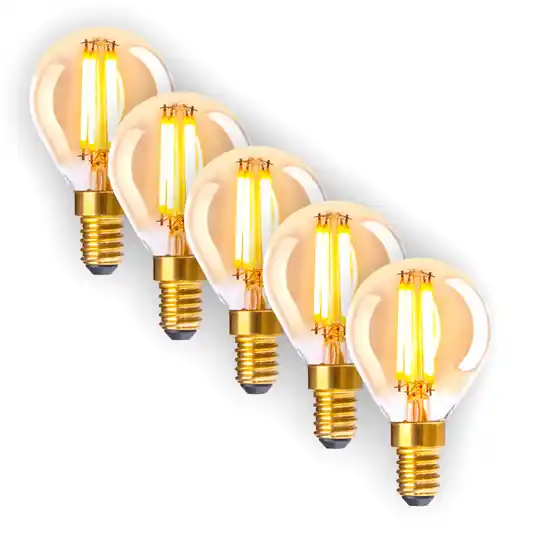 LED E14 3,9W 313lm bianco caldo dimming set 5x Super Prezzo