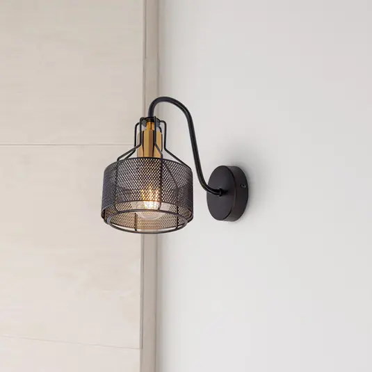 Applique Foro, 1 luce, nero/oro Acquista Ora
