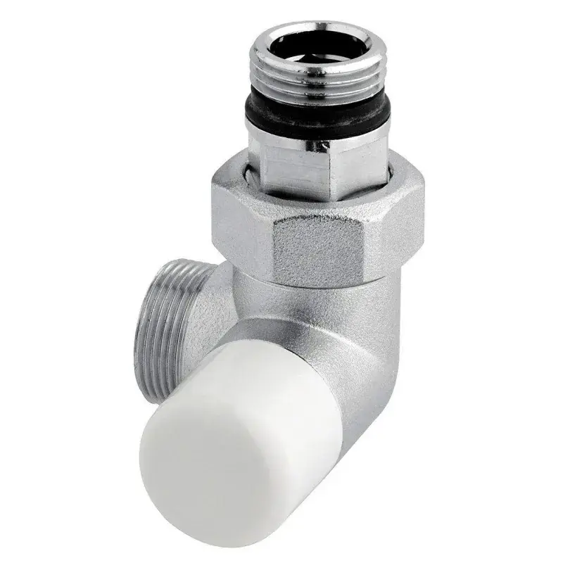 Válvula de bloqueo en ángulo recto color cromo Ø1/2" Gas Arteclima 11512 Prezzo Di Fabbrica