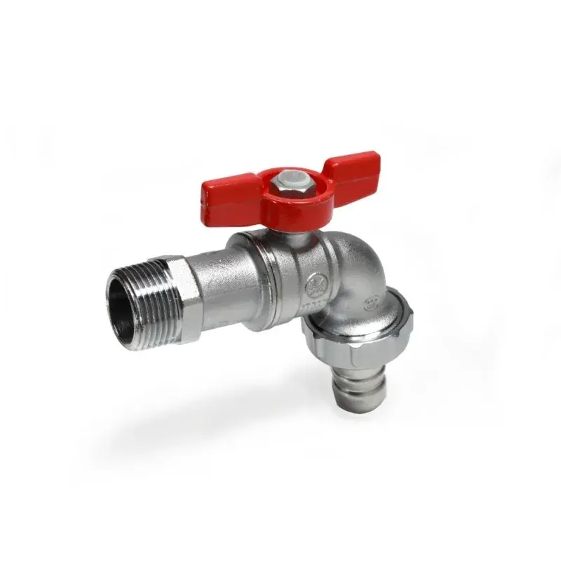 Grifo de jardín cromado con conector de manguera GIACOMINI R620 Prezzo Basso