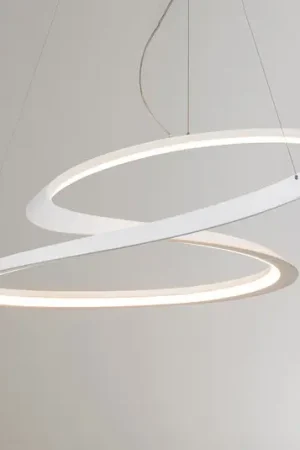 Compra Online Lampada a sospensione Kepler 2.700K Down Ø84cm bianco