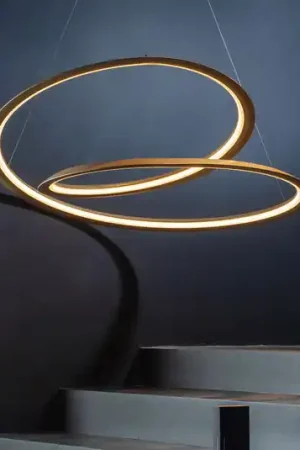 Lampada a sospensione Kepler 2.700K Down Ø84cm oro Vendita Finale
