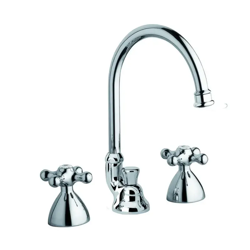 Mezclador de lavabo de 3 orificios con caño giratorio Mamoli Epoca 45750724E251 Scelto Dai Clienti