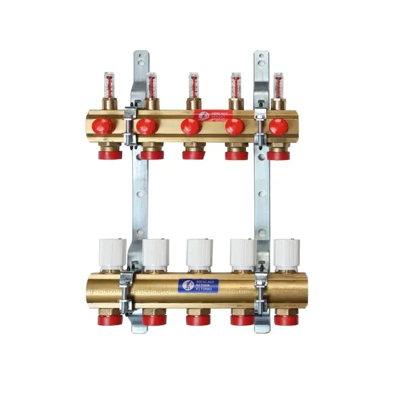 Colector premontado con medidor de caudal Giacomini R553F Prezzo Di Fabbrica
