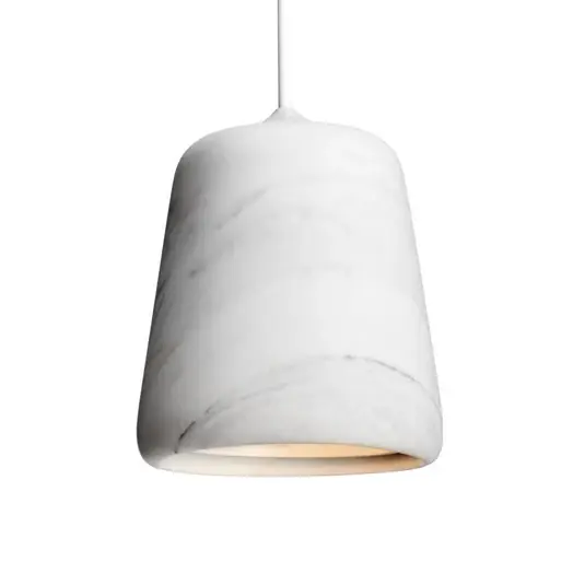 Ultima Occasione New Works Material Originals sosp, marmo bianco