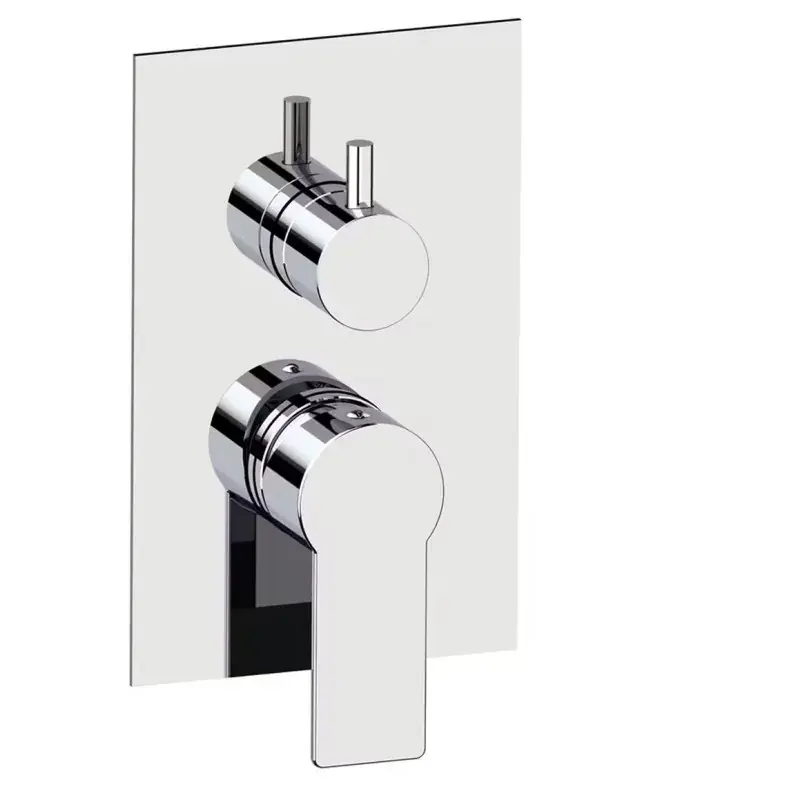 Offerta Del Giorno Monomando de ducha empotrado con desviador de 3 vías en color cromo Paffoni Tango TA019CR