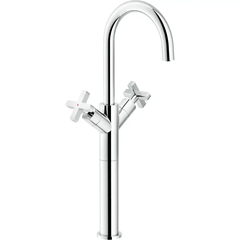 Mezclador monomando de lavabo de 472 mm de altura Nobili Lira LR116228/2CR Reso Gratuito