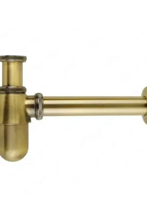 Botella sifón para lavabo y bidé 1"1/4 Bronce antiguo Zanetti 077114CM25B Pagamento Sicuro