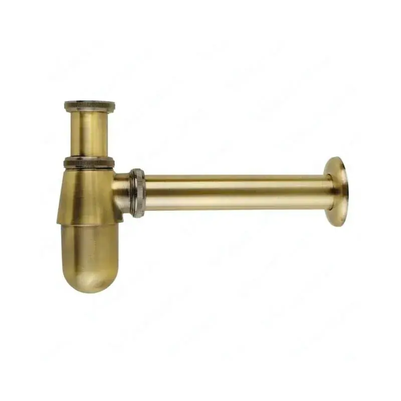 Botella sifón para lavabo y bidé 1"1/4 Bronce antiguo Zanetti 077114CM25B Pagamento Sicuro